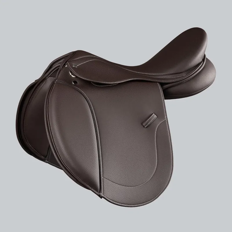 Premier Equine Bourges Synthetic GP Saddle - Dark Havana