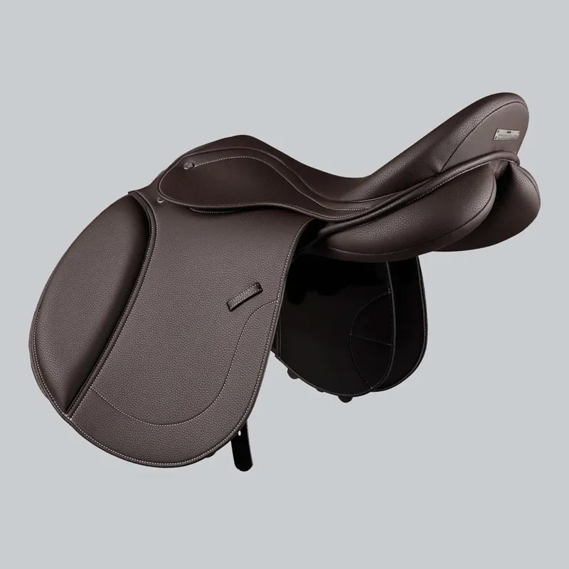 Premier Equine Bourges Synthetic GP Saddle - Dark Havana-2