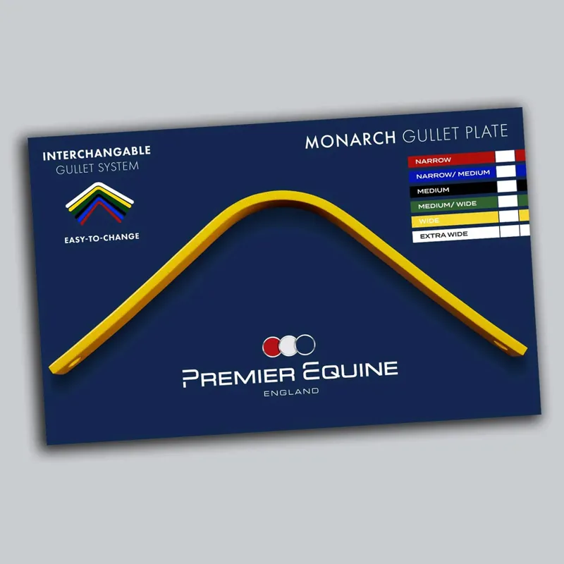 Premier Equine Monarch Gullet Plate - Multi