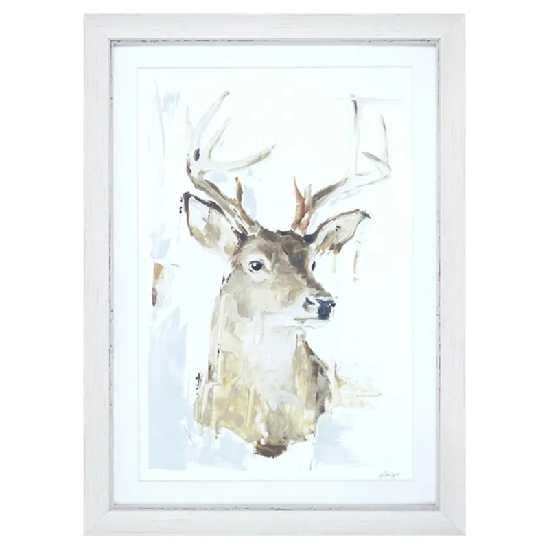 Camelot Deer Sketches I Framed Artwork