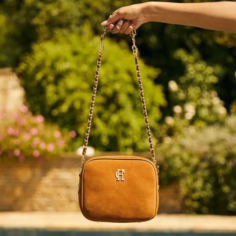 Holland Cooper Soho Camera Bag - Tan-3