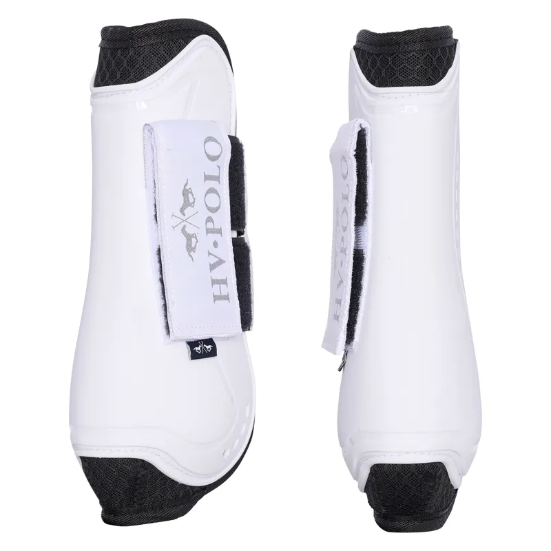 HV Polo Classic Tendon and Fetlock Boot Set - White-1