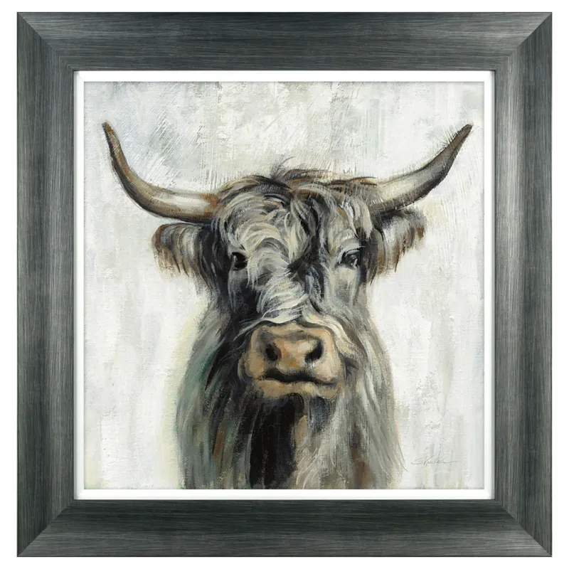 Camelot Bessie Highland Cow Artwork