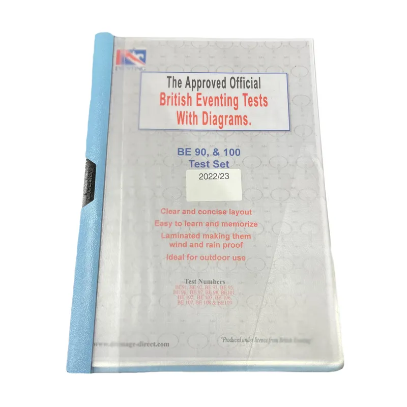 British Eventing 90 and 100 Dressage Test Set