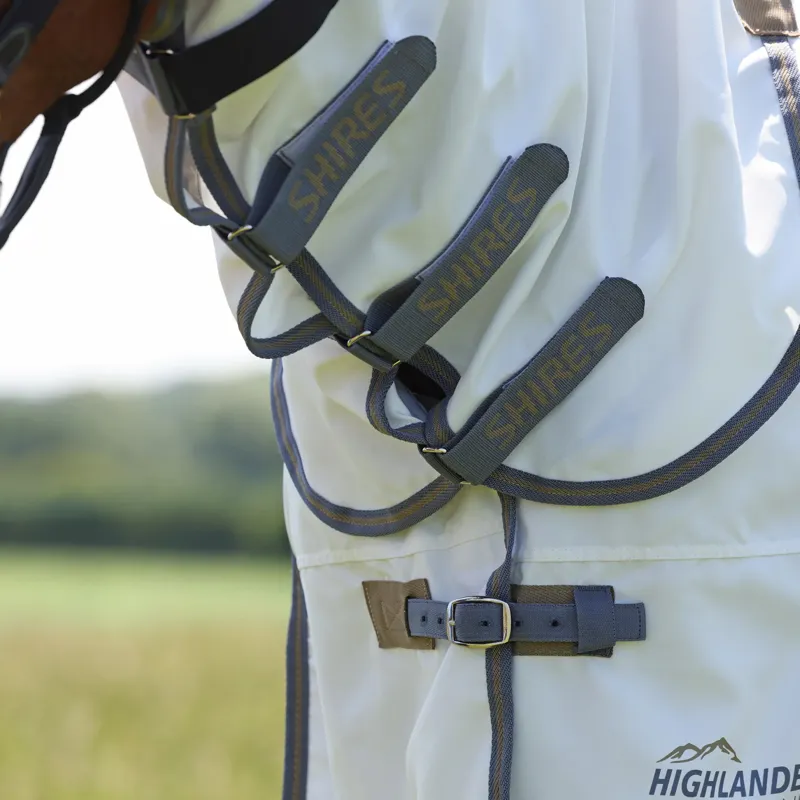 Highlander Plus Sweet-itch Combo Rug - White/Air Force-6