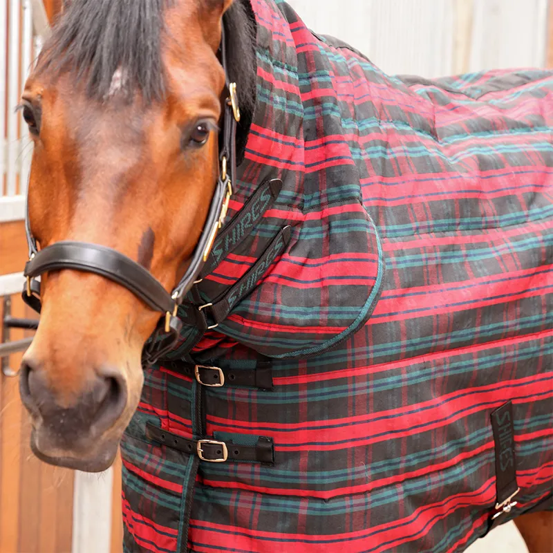 Tempest Plus 200  Combo Stable Rug - Red Tartan-1