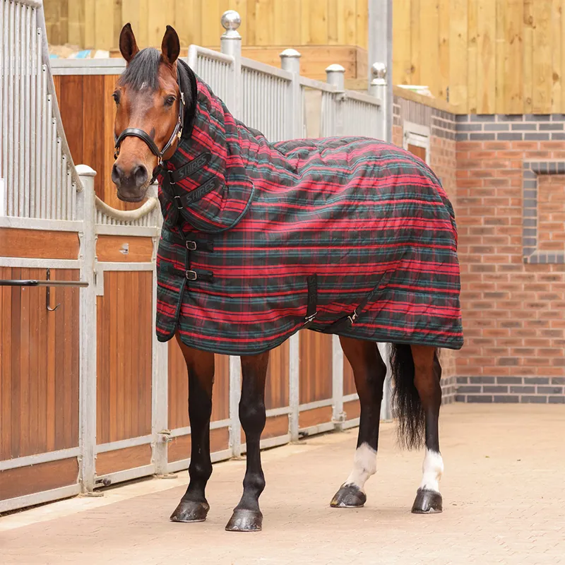 Tempest Plus 200  Combo Stable Rug - Red Tartan