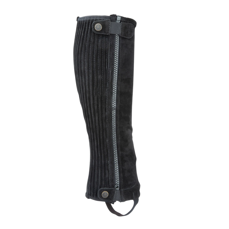 Moretta Suede Half Chaps - Adult Black