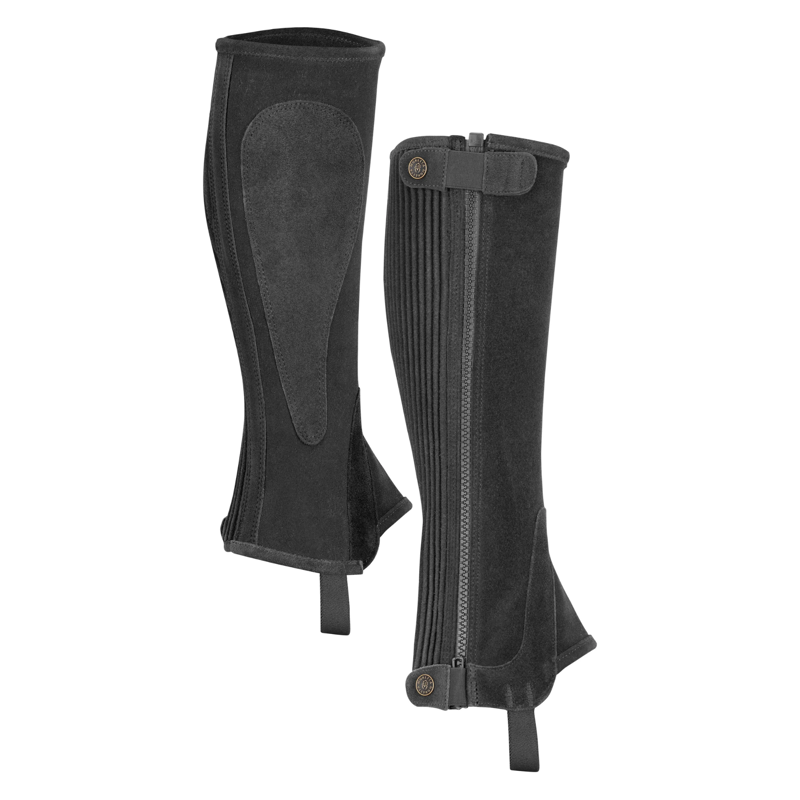 Moretta Suede Half Chaps - Child Black