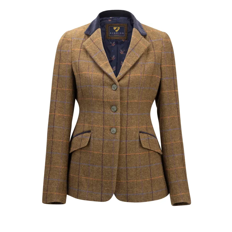 Aubrion Ladies Saratoga Jacket - Oak Brown Check
