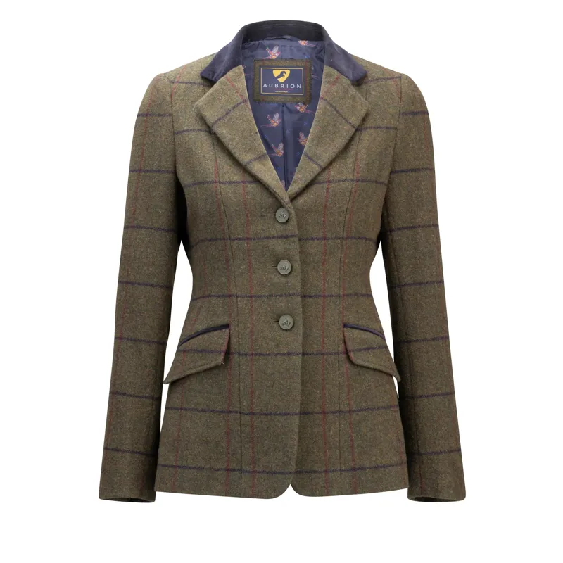 Aubrion Ladies Saratoga Jacket - Spruce Green Check