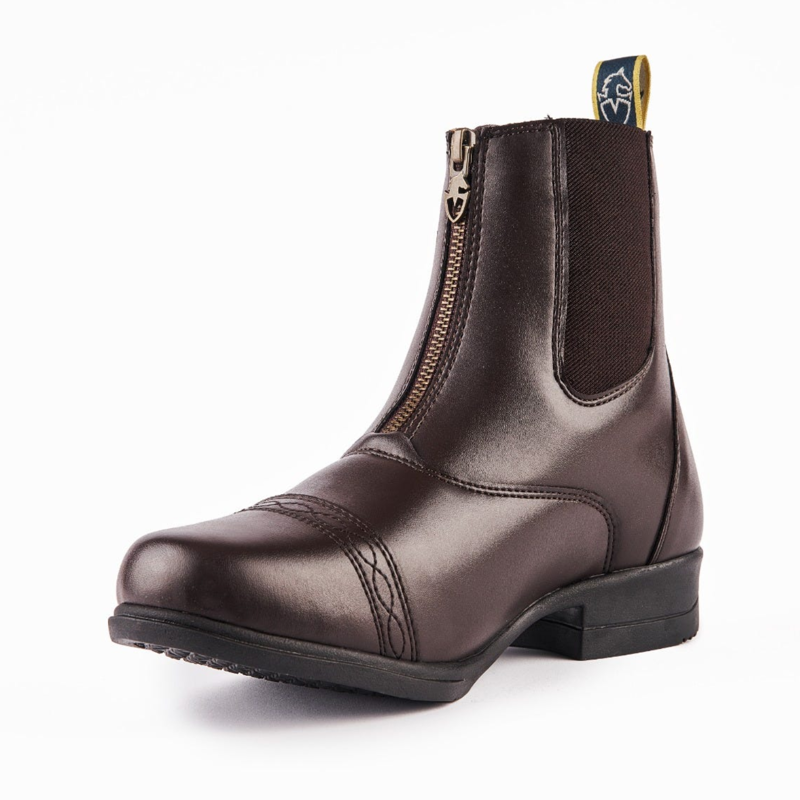 Moretta Clio Child Paddock Boots - Brown-2