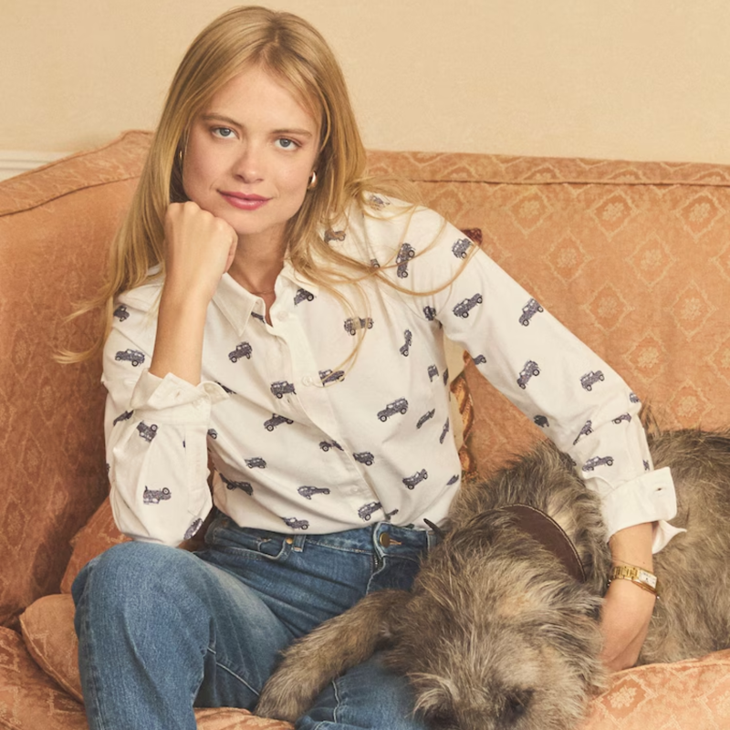 Joules x Eleanor Tomlinson Ladies Jersey Shirt-7