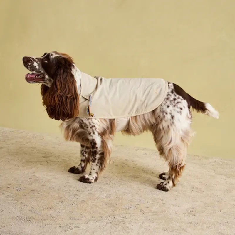 Joules Beige Dog Jacket-5