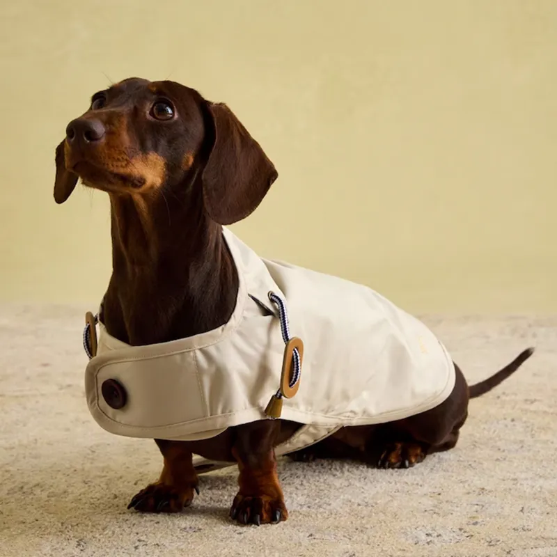 Joules Beige Dog Jacket-3