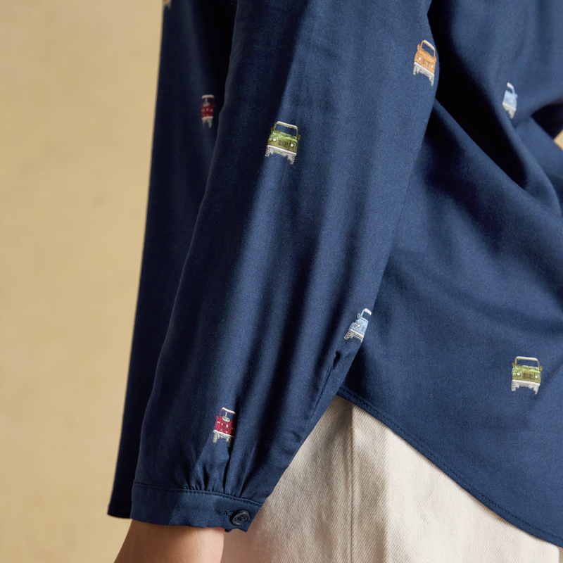 Joules Ladies Elvina 4x4 Shirt - Navy-5