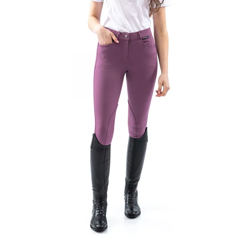 John Whitaker Ladies Sawley Breech - Plum
