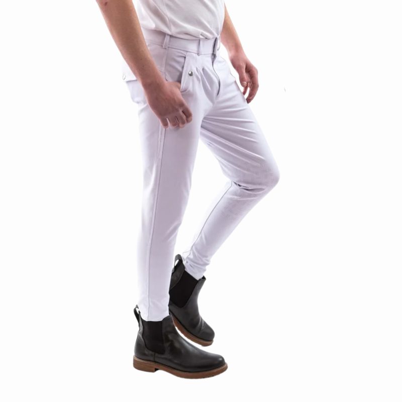 John Whitaker Mens Clayton Breech - White