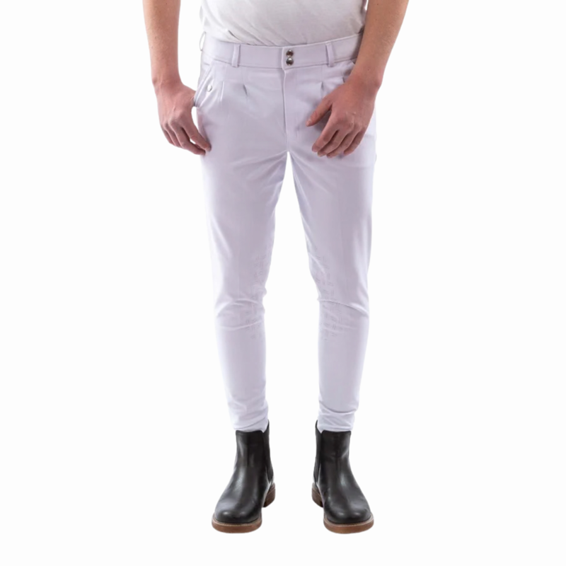 John Whitaker Mens Clayton Breech - White-1