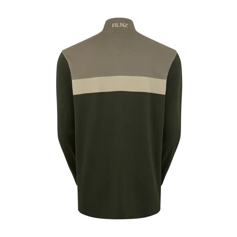 Ridgeline Mens Back Slider Rugby Top - Olive Multi-1
