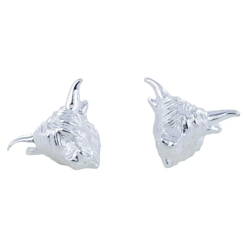 Reeves and Reeves Highland Cow Stud Earrings