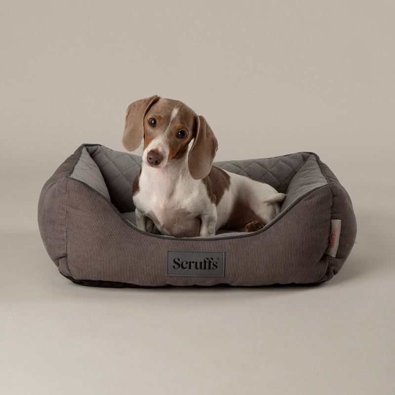 Scruffs Thermal Box Bed - Grey-4
