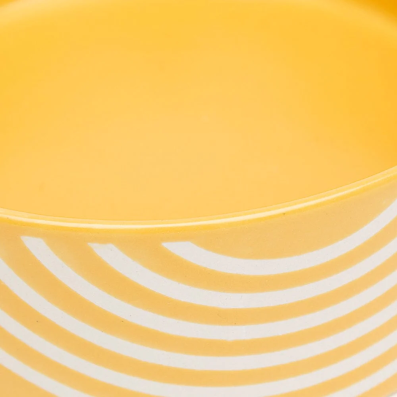 Scruffs Aztec Food Bowl - Sunflower-1