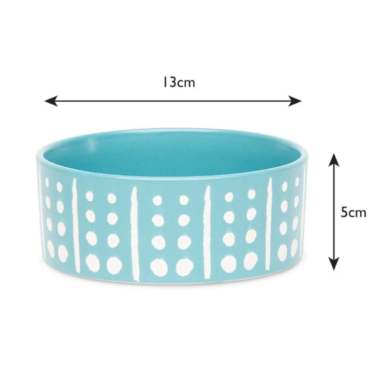 Scruffs Aztec Food Bowl - Turquoise-5