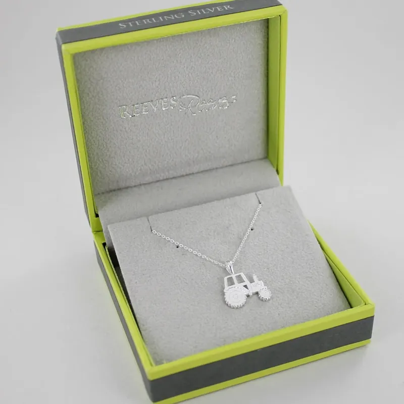 Reeves and Reeves Sterling Silver Tractor Necklace-2