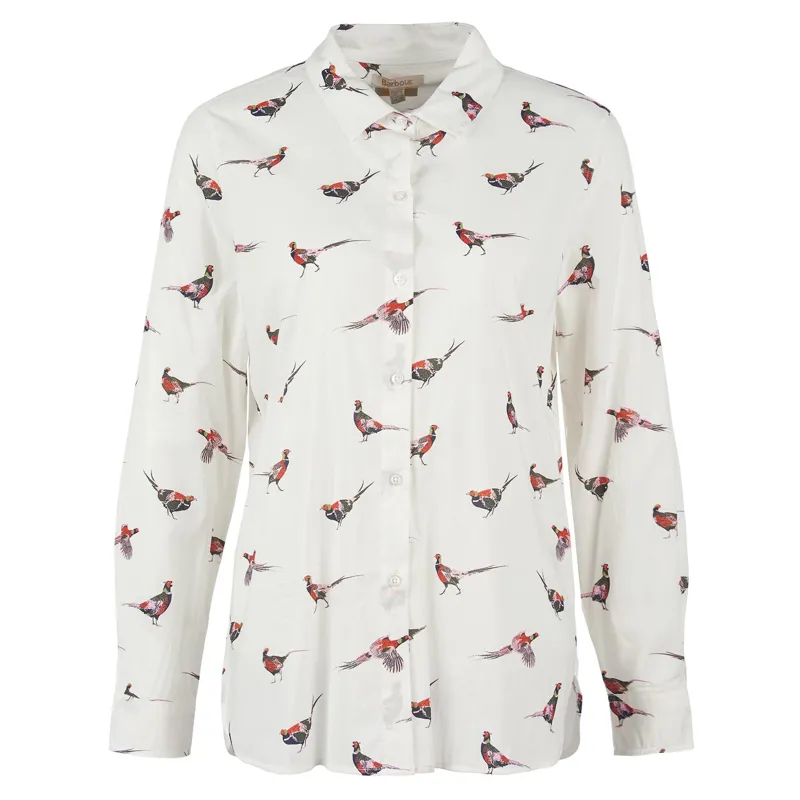 Barbour Ladies Safari Shirt - Off White