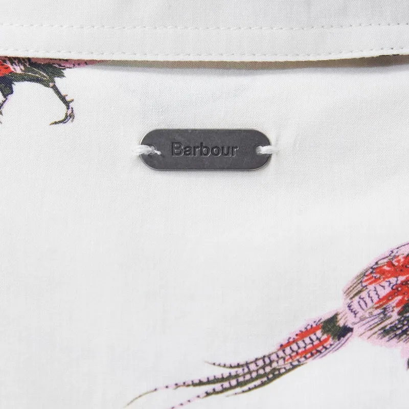 Barbour Ladies Safari Shirt - Off White-4