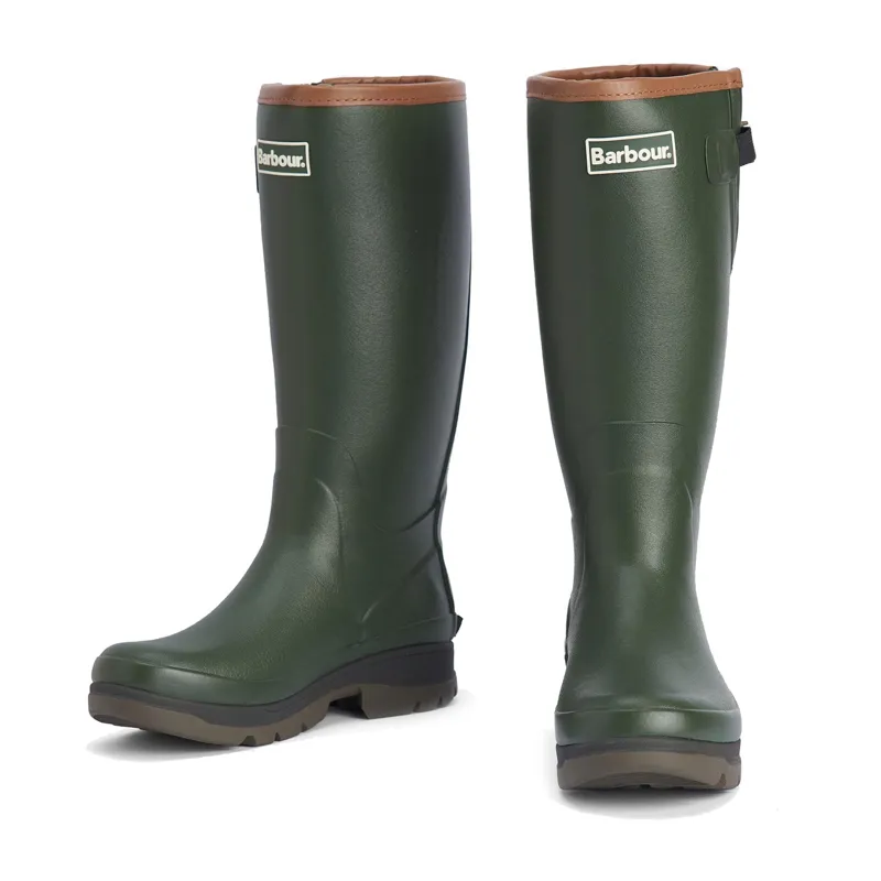 Barbour Mens Tempest Wellington - Olive-2