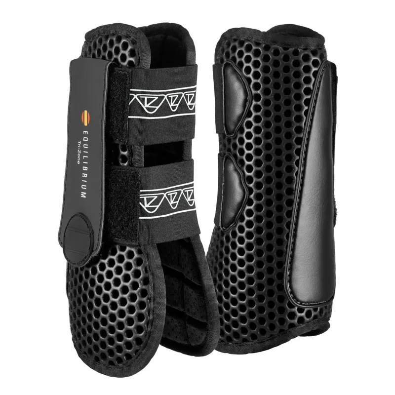 Equilibrium Tri-Zone Tendon Boots - Black