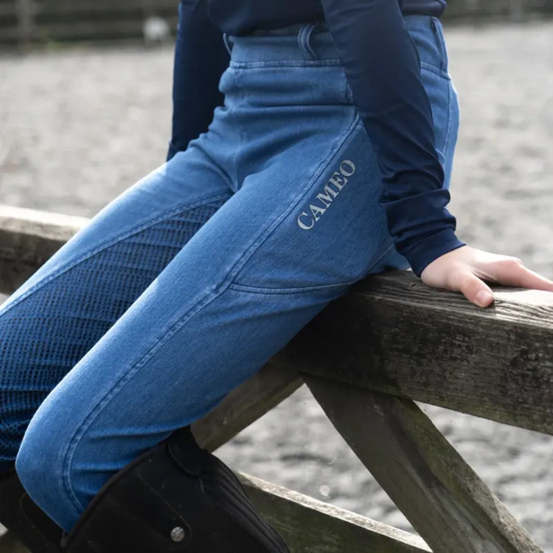 Cameo Junior Performace Tights - Denim-1