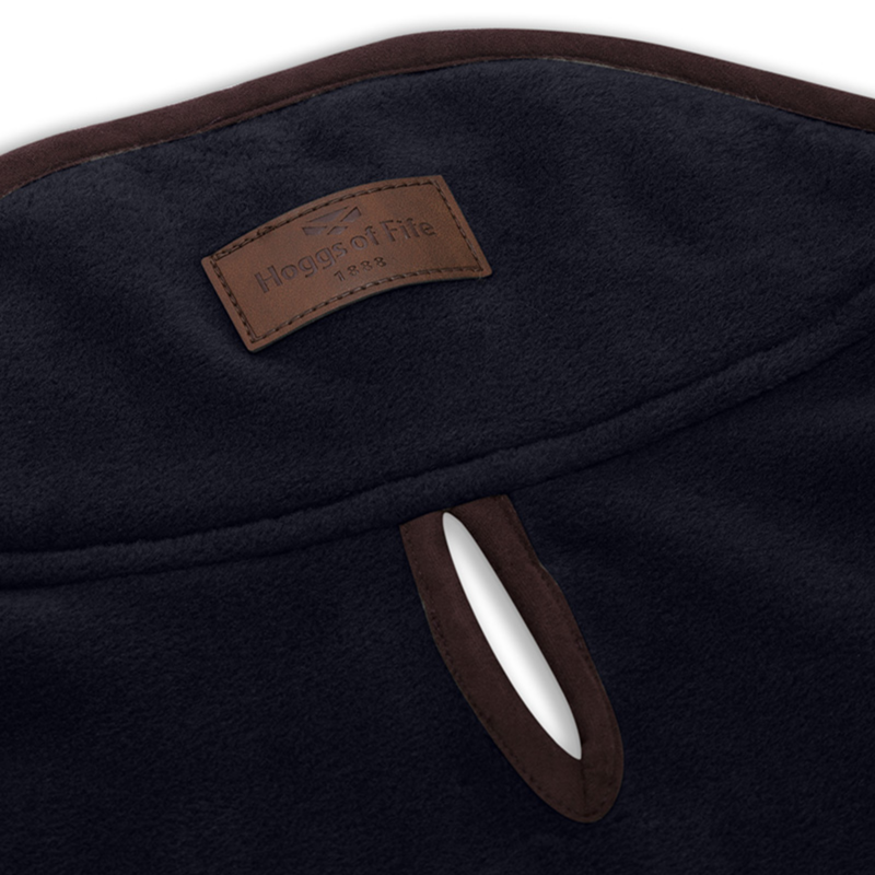 Hoggs of Fife Stenton Fleece Dog Coat - Navy-1