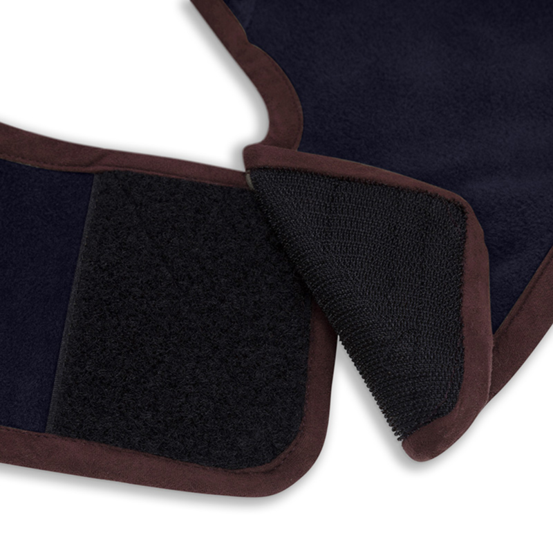 Hoggs of Fife Stenton Fleece Dog Coat - Navy-2