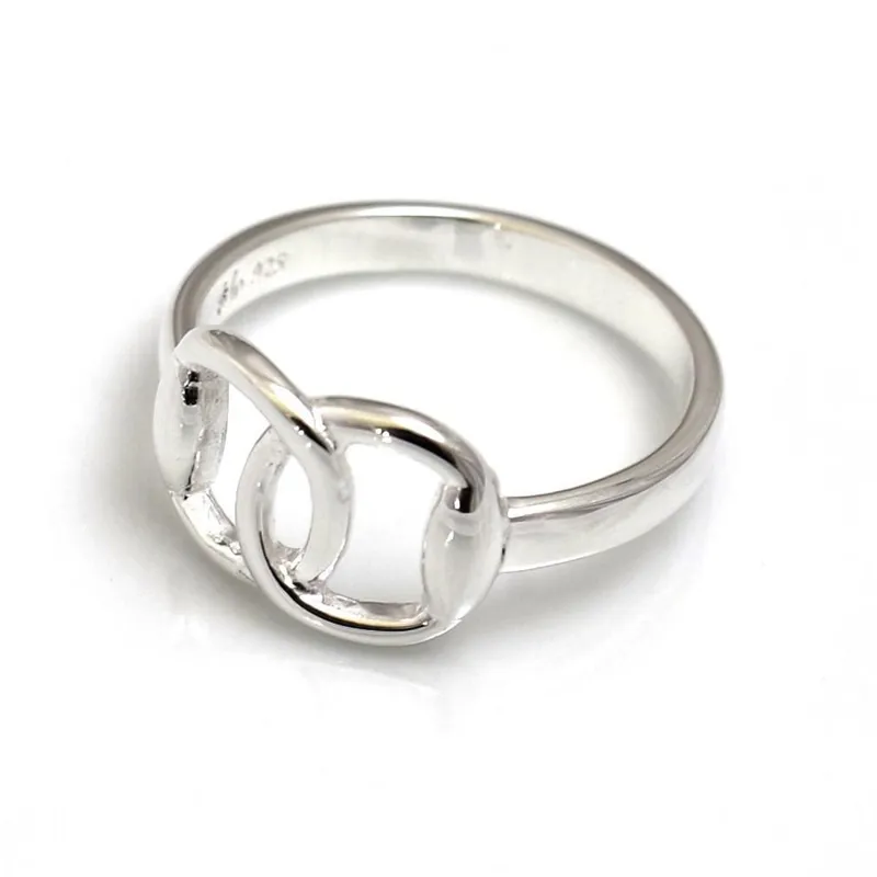 Hiho Silver Sterling Silver Snaffle Ring