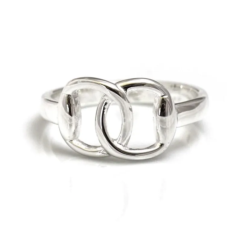 Hiho Silver Sterling Silver Snaffle Ring-1