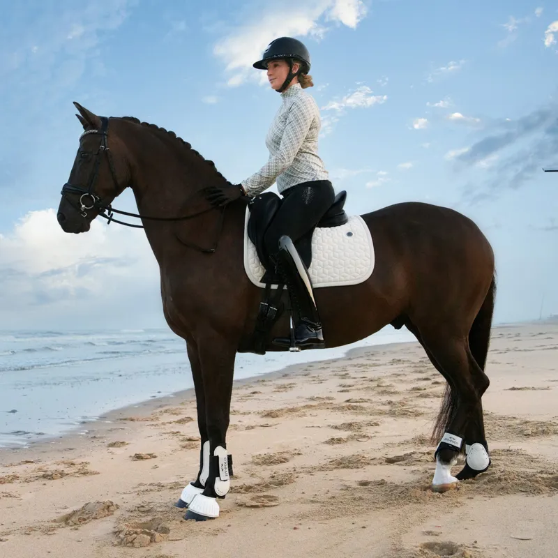 HV Polo Classic Tendon and Fetlock Boot Set - White-5