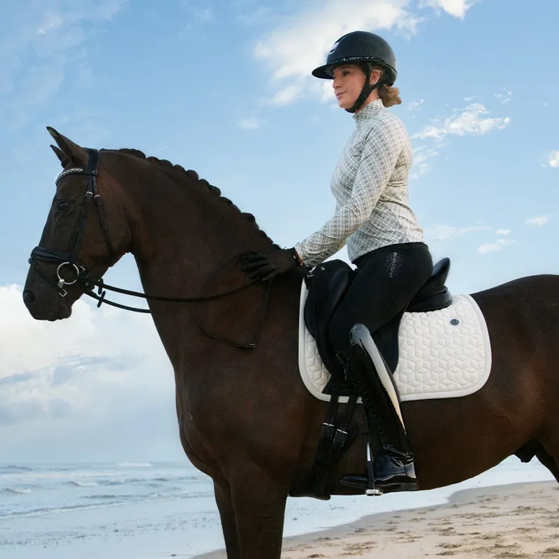 HV Polo Ladies Manja UV Tech Top - Cashmere-2