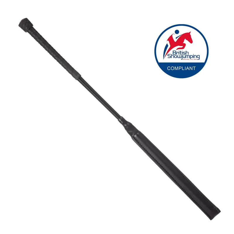 Country Direct Sussex Plain Cushion Jump Bat - Black-1