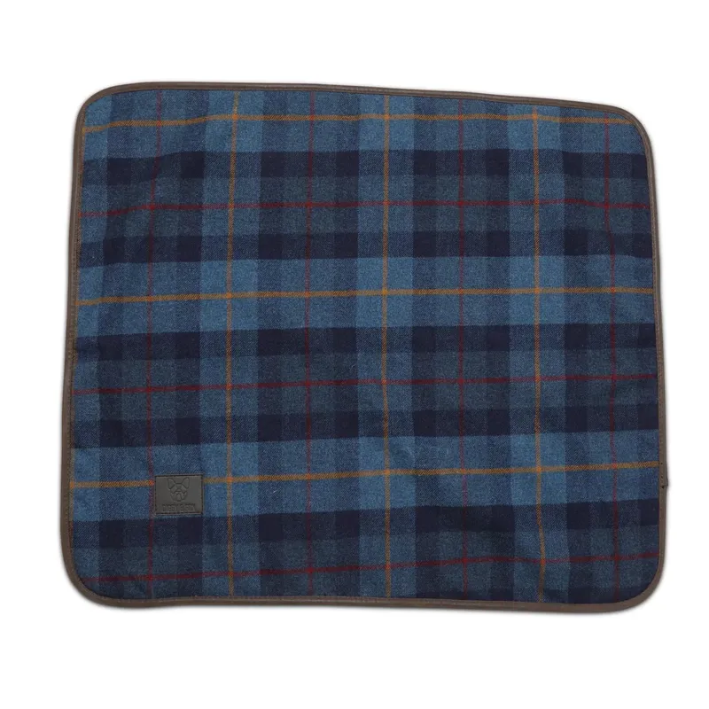 Digby and Fox Tweed Dog Blanket - Navy-1