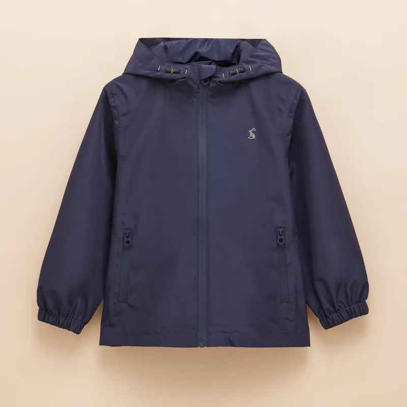 Joules Kids Rainwell Waterproof Raincoat - Navy