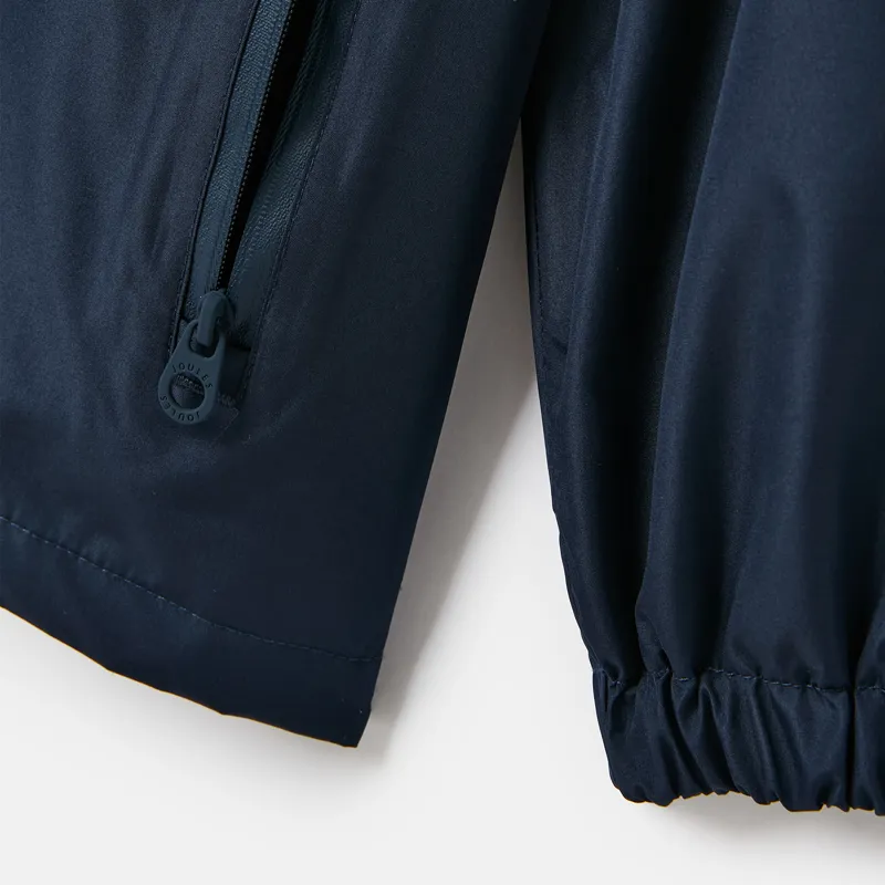 Joules Kids Rainwell Waterproof Raincoat - Navy-2