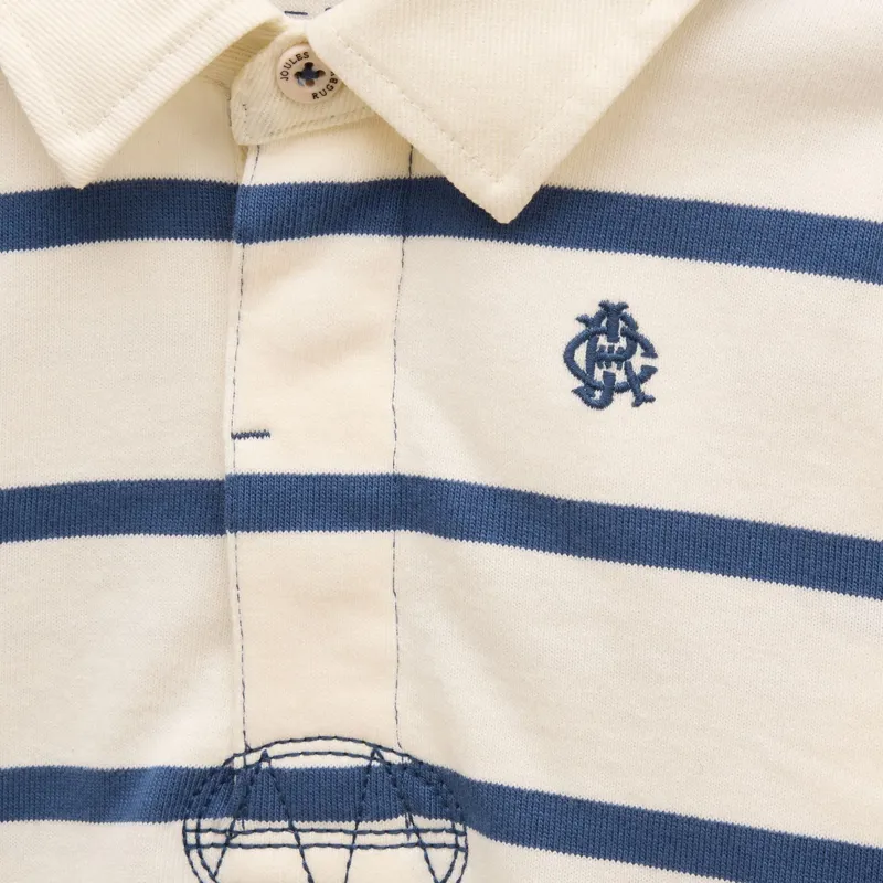 Joules Kids Onside Rugby Shirt - Blue-4