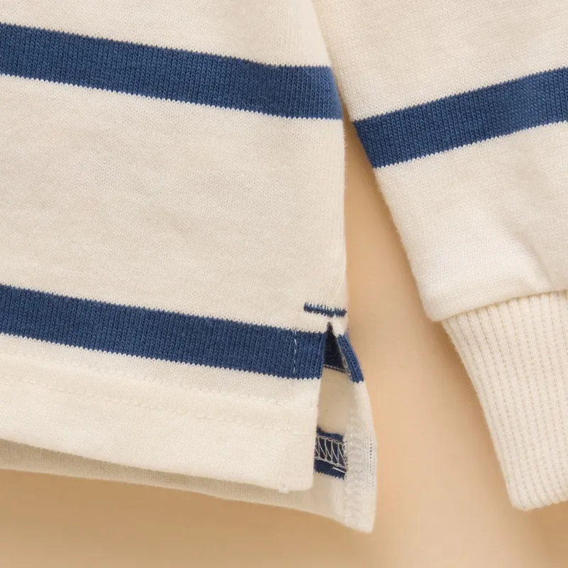 Joules Kids Onside Rugby Shirt - Blue-3