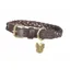 Digby and Fox Plaited Dog Collar - Brown