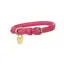 Digby and Fox Rolled Leather Dog Collar - Pink