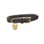 Digby and Fox Rolled Leather Dog Collar - Brown