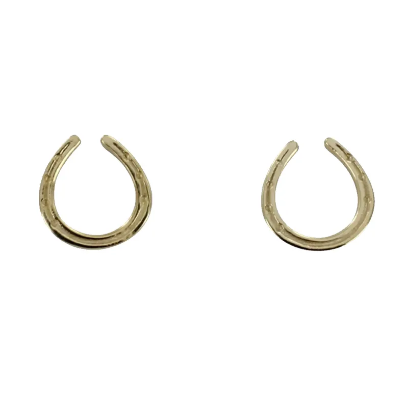 Reeves and Reeves Horseshoe Stud Earring - Gold